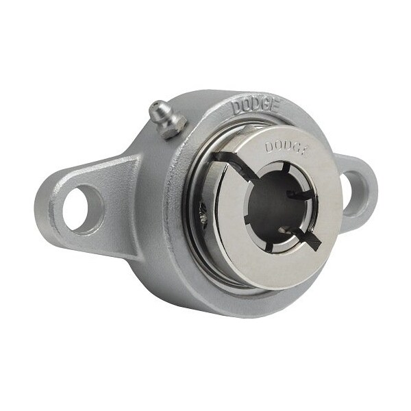 Dodge Industrial Flange Block Bearing; 2 Bolt Flange Block; 1-1/4 in. Bore; 4.6 in. Bolt Circle Diameter F2B-DLEZ-104S-SHCR - main